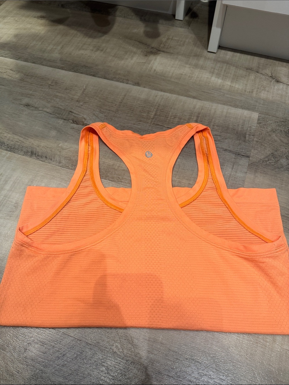 Lululemon Orange Racerback Tank Top - Picture 2 of 4